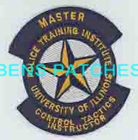 ILLINOIS,UNIVERSITY OF ILLINOIS POLICE TRAINING INSTITUTE MASTER CONTROL TACTICS INSTRUCTOR 1